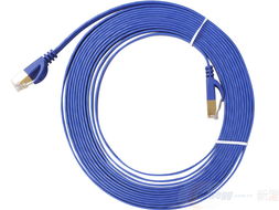 PowerSync包尔星克CAT7七类高速网络线 10Gbps极速体验，珠光蓝5米线缆C7PB05FL评测